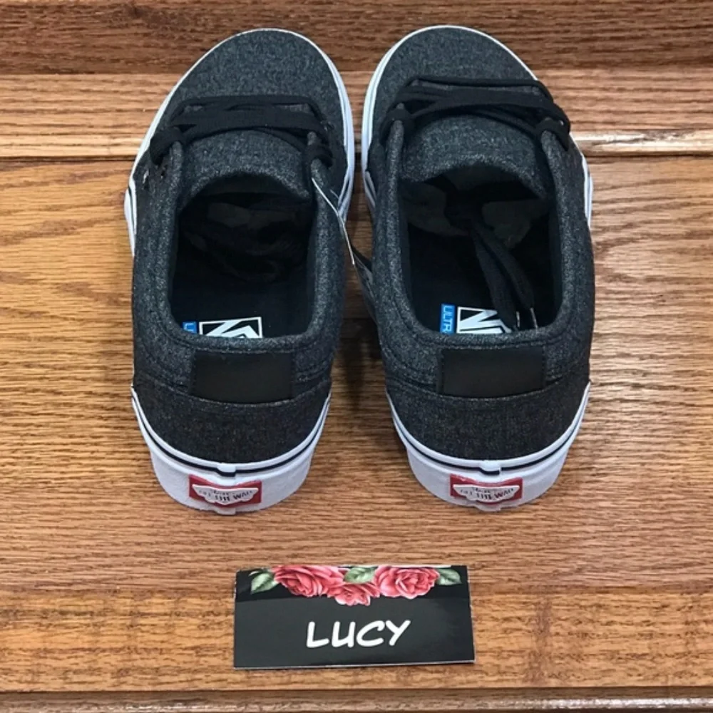 Vans Chukka‎ Low Brushed Denim Black White Shoes